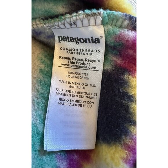 NEW Women's Large Patagonia Synchilla AZTEC Snap-T Fleece Pullover Timber Twist - Picture 7 of 7